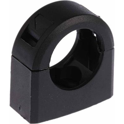 Adaptaflex Conduit Clip, Conduit Fitting, 20mm Nominal Size, Nylon 66, Black