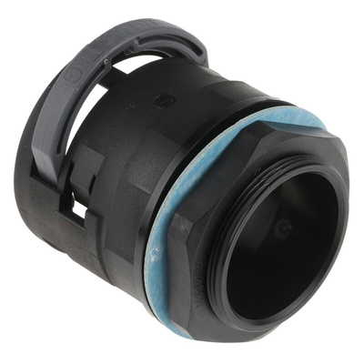 PMA Straight, Conduit Fitting, 48mm Nominal Size, M50, PA 6, Black