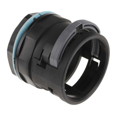 PMA Straight, Conduit Fitting, 48mm Nominal Size, M50, PA 6, Black