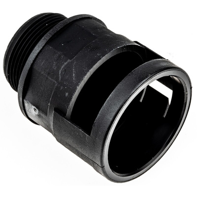 PMA Straight, Conduit Fitting, 29mm Nominal Size, M32, PA 6, Black