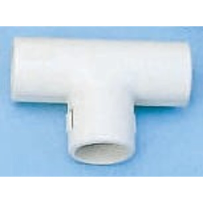 Schneider Electric T Piece, Conduit Fitting, 20mm Nominal Size, PVC, Grey