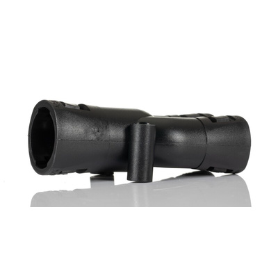 Adaptaflex Y Piece, Conduit Fitting, 16mm Nominal Size, Nylon 66, Black