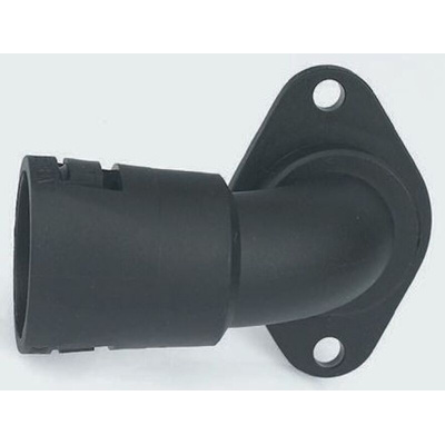 Adaptaflex 90° Elbow, Conduit Fitting, 21mm Nominal Size, Nylon 66, Black
