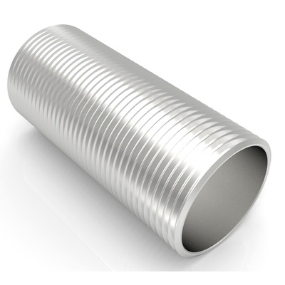 RS PRO Short Nipple, Conduit Fitting, 20mm Nominal Size, 316 Stainless Steel, Silver