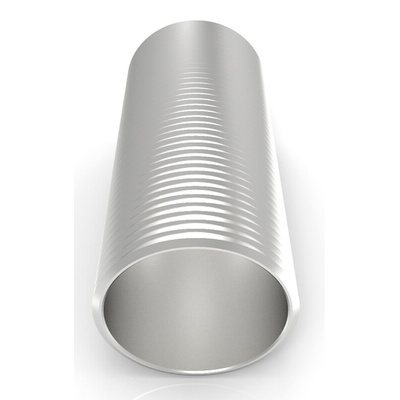 RS PRO Short Nipple, Conduit Fitting, 25mm Nominal Size, 316 Stainless Steel, Silver