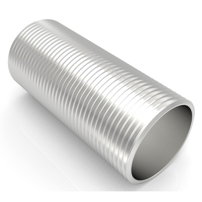RS PRO Short Nipple, Conduit Fitting, 25mm Nominal Size, 316 Stainless Steel, Silver