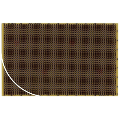 RE200-LFDS, Double Sided DIN 41612 C Matrix Board FR4 with 38 x 61 1mm Holes, 2.54 x 2.54mm Pitch, 160 x 100 x 1.5mm