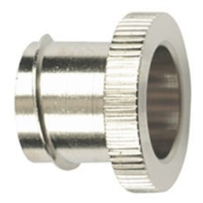 HellermannTyton End Insert, Conduit Fitting, 25mm Nominal Size, M25, Brass, Silver
