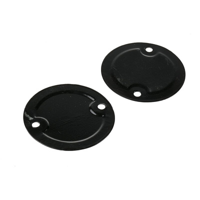 RS PRO Recessed Cover, Conduit Fitting, 20mm Nominal Size, Steel, Black