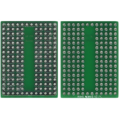 RE944-S1, Breadboard Solderable Breadboard With Adaption Circuit Board 42.54 x 31.75 x 1.5mm
