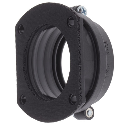 PMA Fixed Fitting, Conduit Fitting, 56mm Nominal Size, M6 x 4, Polyamide, Black