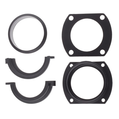 PMA Fixed Fitting, Conduit Fitting, 56mm Nominal Size, M6 x 4, Polyamide, Black