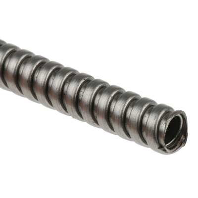 Kopex Flexible Conduit, 5mm Nominal Diameter, Stainless Steel, Metal