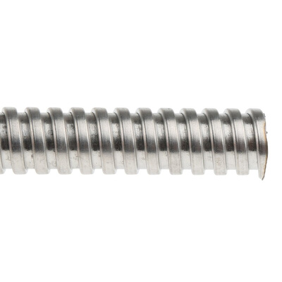 Kopex Flexible Conduit, 8mm Nominal Diameter, Stainless Steel, Metal