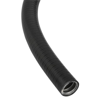 Adaptaflex Flexible, Liquid Tight Conduit, 16mm Nominal Diameter, Galvanised Steel, Black