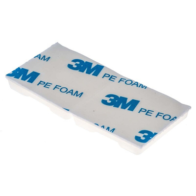 RS PRO Self Adhesive Natural Cable Tie Mount 29 mm x 29mm, 5mm Max. Cable Tie Width