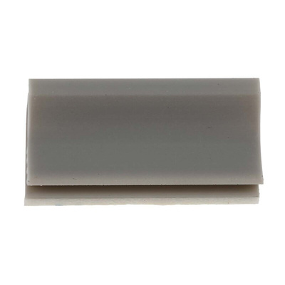 RS PRO Grey PVC Flat Cable Clamp, 9mm Max. Bundle