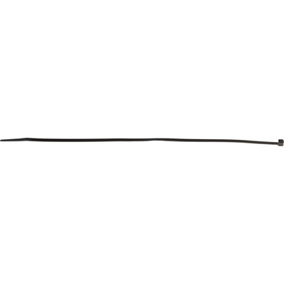 RS PRO Cable Tie, 292mm x 3.6 mm, Black Nylon, Pk-100