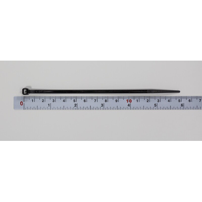 RS PRO Cable Tie, 150mm x 3.6 mm, Black Nylon, Pk-1000