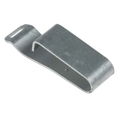 RS PRO Silver Galvanised Steel Cable Clamp, 16mm Max. Bundle