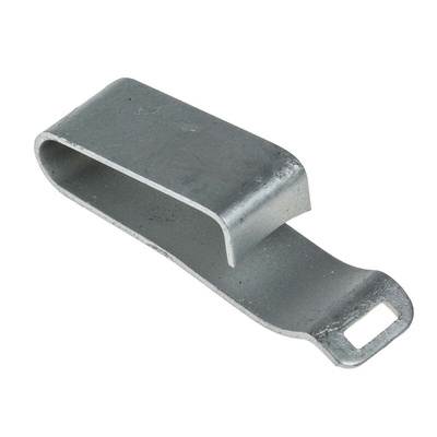 RS PRO Silver Galvanised Steel Cable Clamp, 16mm Max. Bundle