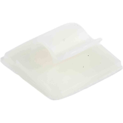 RS PRO Natural Nylon Round Clip, 4.06mm Max. Bundle