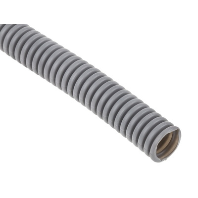 RS PRO Flexible Conduit, 16mm Nominal Diameter, Plastic, Grey