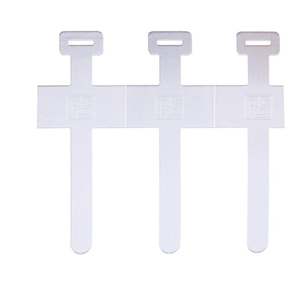 RS PRO Natural Aluminium Buckle Clip, 13mm Max. Bundle
