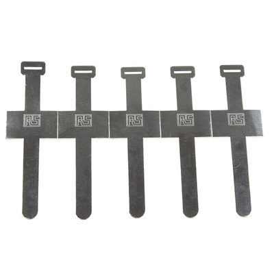 RS PRO Natural Aluminium Buckle Clip, 19.3mm Max. Bundle