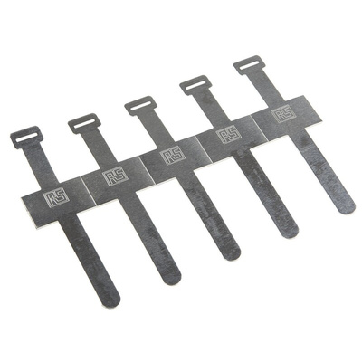 RS PRO Natural Aluminium Buckle Clip, 19.3mm Max. Bundle