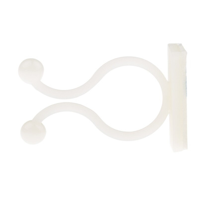 RS PRO Natural Nylon Bunny Clip, 12.7mm Max. Bundle