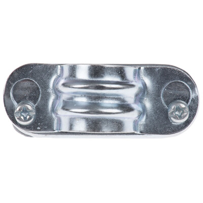 RS PRO Natural Steel Saddle Clamp, 20mm Max. Bundle