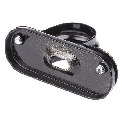 RS PRO Black Steel Saddle Clamp, 20mm Max. Bundle