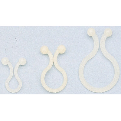 RS PRO Natural Nylon Twister Clip, 7mm Max. Bundle