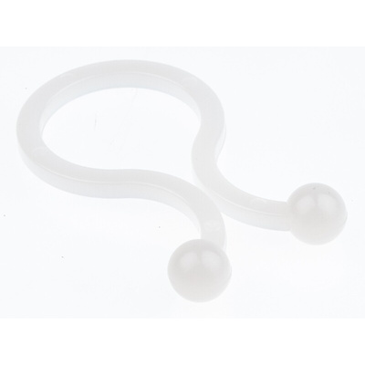 RS PRO Natural Nylon Twister Clip, 15mm Max. Bundle