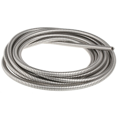 Kopex Flexible Conduit, 10mm Nominal Diameter, Stainless Steel, Metal