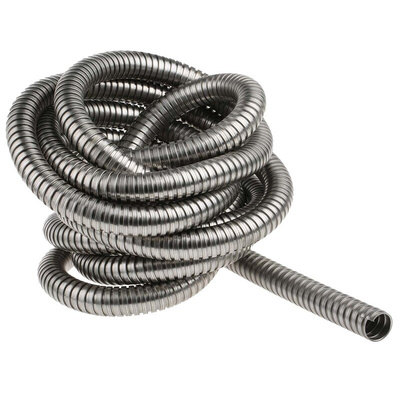 Kopex Flexible Conduit, 25mm Nominal Diameter, Stainless Steel, Metal