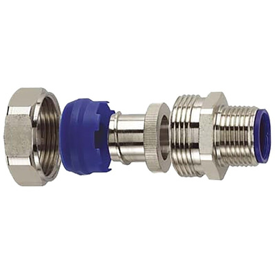 Flexicon External Thread Fitting, Conduit Fitting, 40mm Nominal Size, M40, 316 Stainless Steel