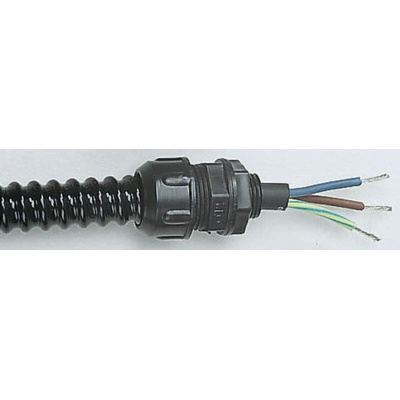 SES Sterling Flexible Conduit, 50mm Nominal Diameter, PVC, Black