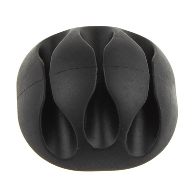 RS PRO Black PVC Cable Retainer