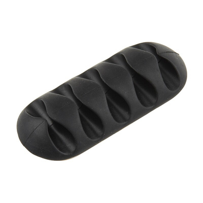 RS PRO Black PVC Cable Retainer