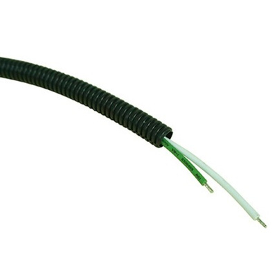 RS PRO Split Conduit, 10mm Nominal Diameter, PP, Black