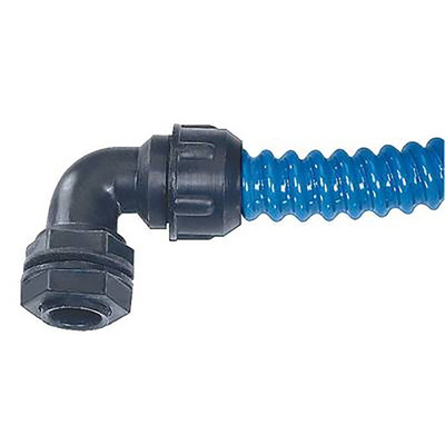 SES Sterling 90° Elbow, Conduit Fitting, 22mm Nominal Size, PG21, Polyamide, Black