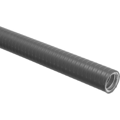 RS PRO Flexible Conduit, 16mm Nominal Diameter, Galvanised Steel, Black