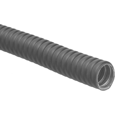 RS PRO Flexible Conduit, 20mm Nominal Diameter, Galvanised Steel, Black