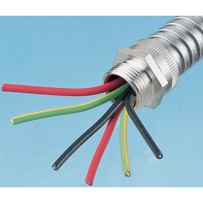 Kopex Flexible Conduit, 20mm Nominal Diameter, Stainless Steel, Metal