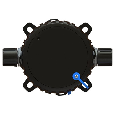 Flexicon Flexible Fitting, Conduit Box, 110mm Nominal Size, 110mm, Nylon 6, Black