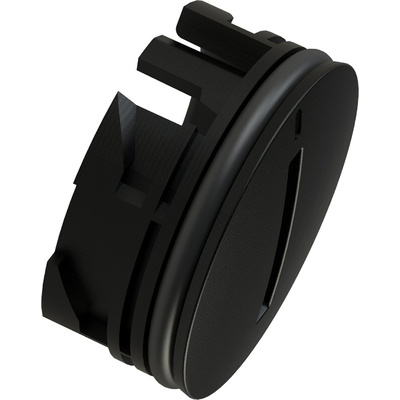 Flexicon Circular Lid, Blanking Plug, Nylon 6, Black