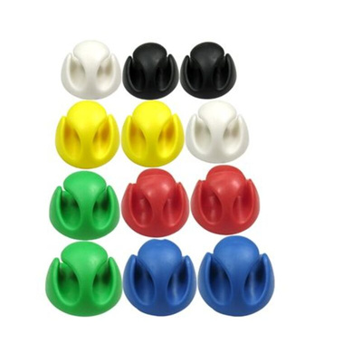 RS PRO Black, Blue, Green, Red, White, Yellow PVC Clip, 5mm Max. Bundle