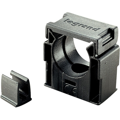 Legrand Snap Fixing Base, Cable Conduit Fitting, 25mm Nominal Size, Plastic, Black